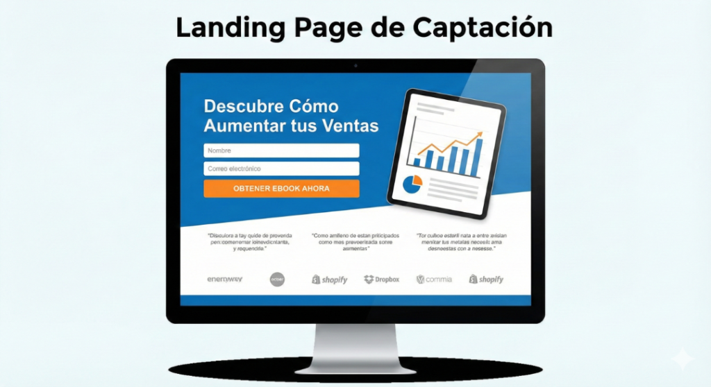 ¿Cuáles son los 7 tipos de páginas web que existen? 4 Páginas Web Tipo Landing Page